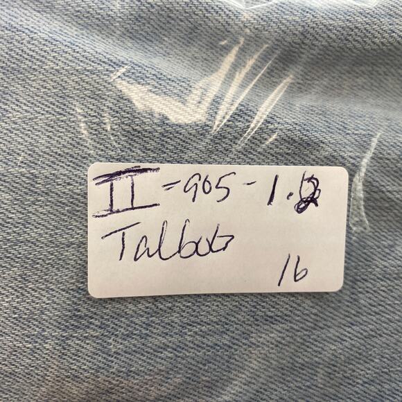 Talbots Simply Flattering Straight Leg Crop Jeans 16 Light Wash Blue Capri 37x26 - Picture 14 of 14